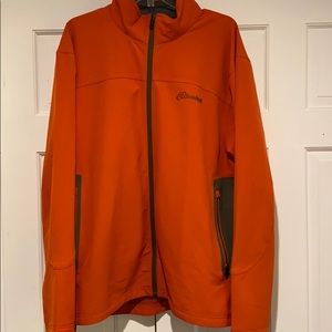 Cloudveil orange jacket